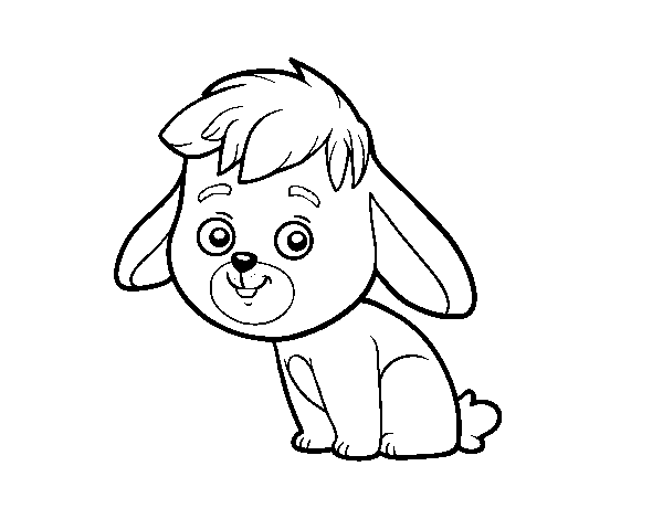 A field rabbit coloring page