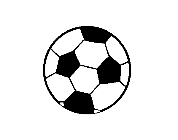 A football ball coloring page