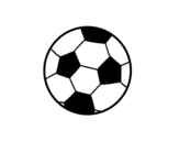 A football ball coloring page