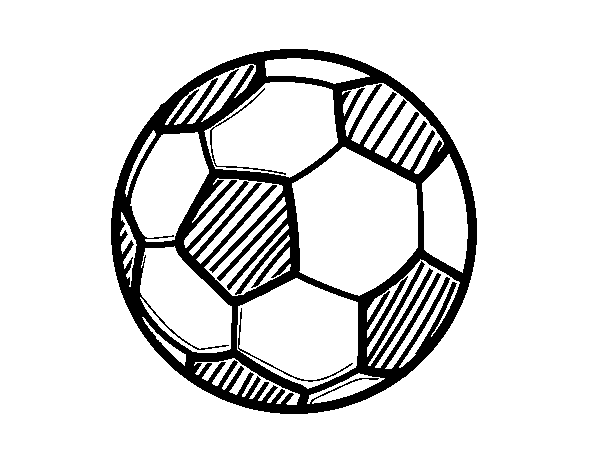 A football coloring page