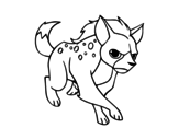 Dibujo de A hyena