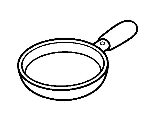 A paella coloring page