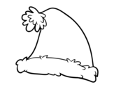 Dibujo de A Santa Claus Christmas hat