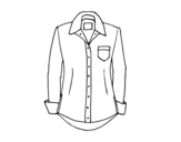 A shirt coloring page