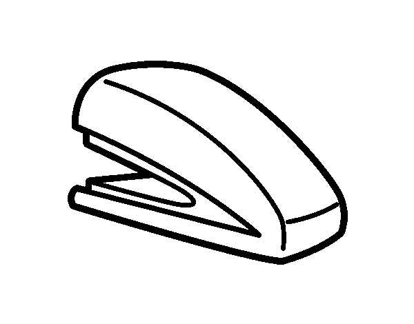 A stapler coloring page