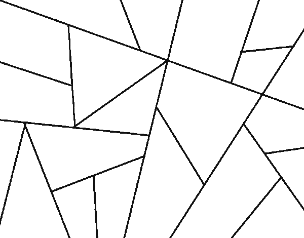 Abstract drawing coloring page