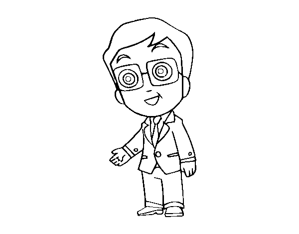Adviser coloring page
