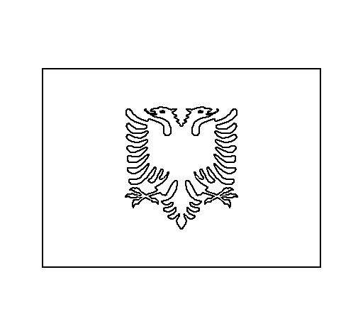 Albania coloring page