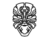 Dibujo de Alien robot mask