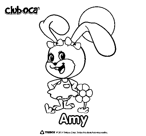 Amy coloring page