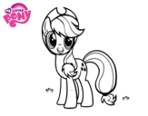 Applejack of My Little Pony coloring page