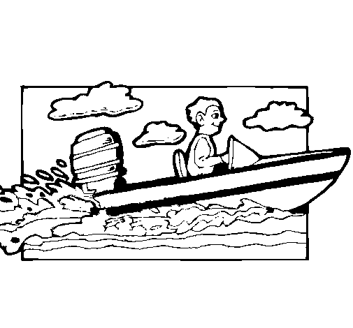 Aquatic launch coloring page