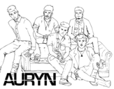 Auryn Boyband coloring page
