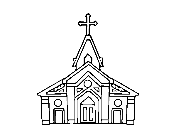 Basilica coloring page