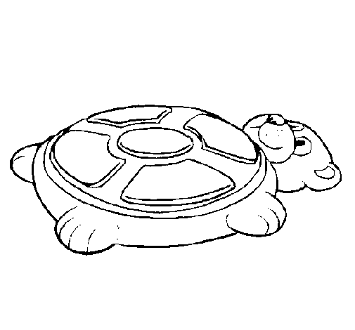 Bear-shaped Simon game coloring page
