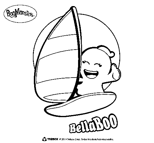 BellaBoo coloring page
