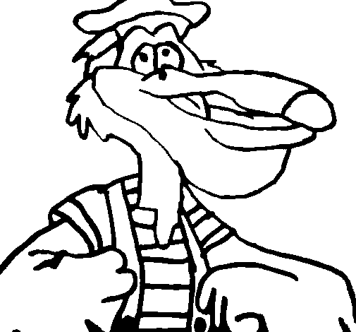Bird 3a coloring page