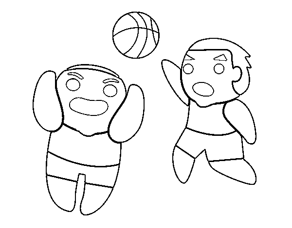 Block coloring page