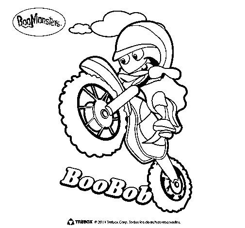 BooBob coloring page