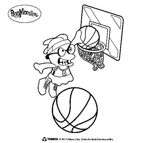 BooMonsters 5 coloring page