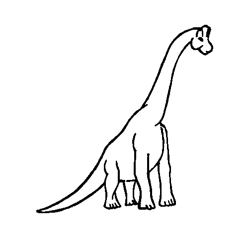 Brachiosaurus coloring page