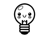 Bulb coloring page