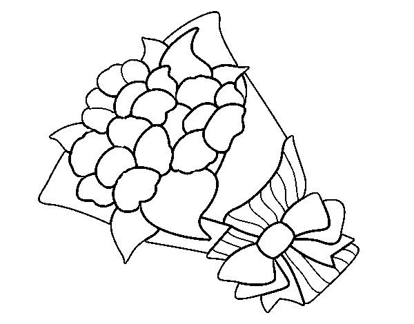 Bunch of daisies coloring page