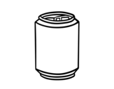 Can of soda coloring page