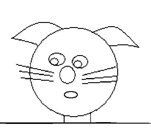 Cat 6 coloring page