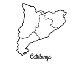 Catalonia coloring page