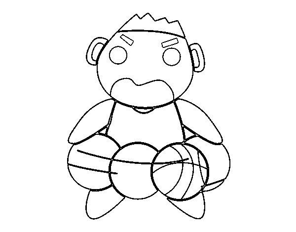 Center coloring page