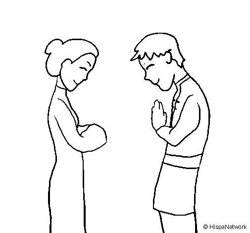 Chinese greeting coloring page