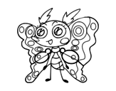 Clothing moth coloring page