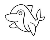 Dibujo de Common dolphin