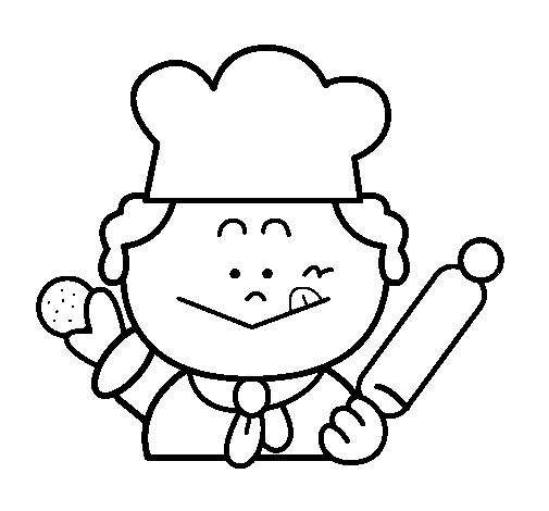 Cook 2 coloring page