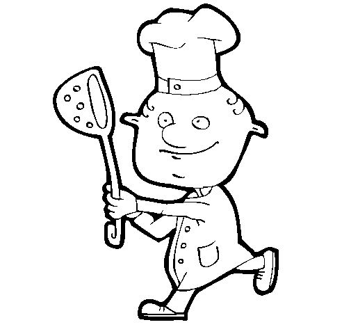 Cook III coloring page