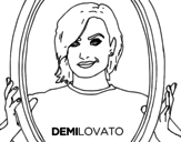 Dibujo de Demi Lovato Popstar