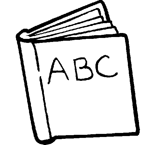 Dictionary coloring page