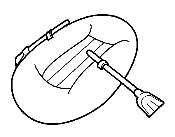 Dinghy coloring page