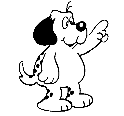 Dog 10 coloring page