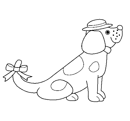 Dog II coloring page