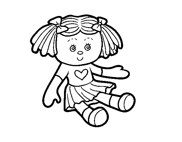 Doll Toy coloring page