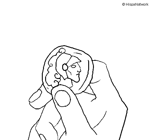 Drachma coloring page