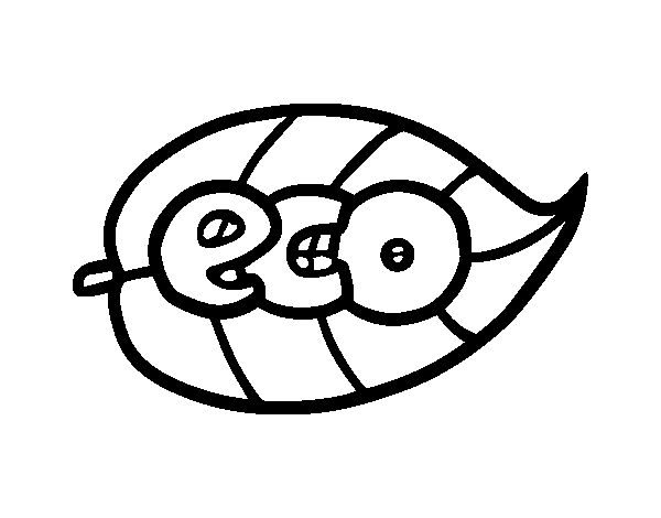 ECO coloring page