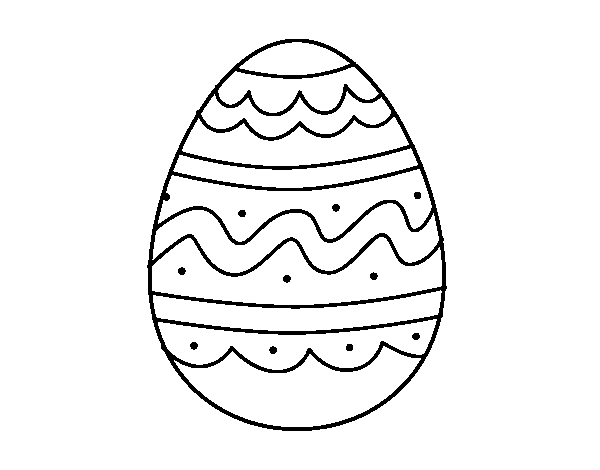 Egg Easter Day coloring page