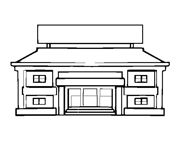 Elementary school coloring page