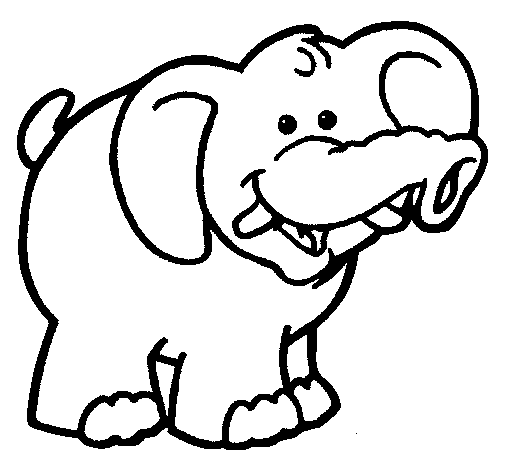 Elephant 6 coloring page