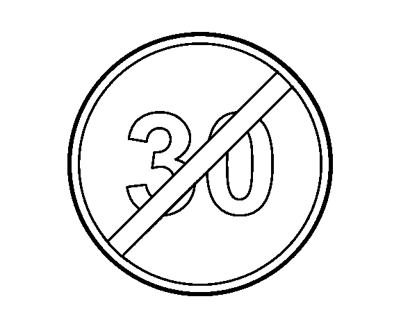 End of minimum speed coloring page