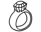  Engagement Diamond Ring coloring page