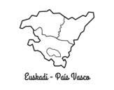 Euskadi - Basque Country coloring page
